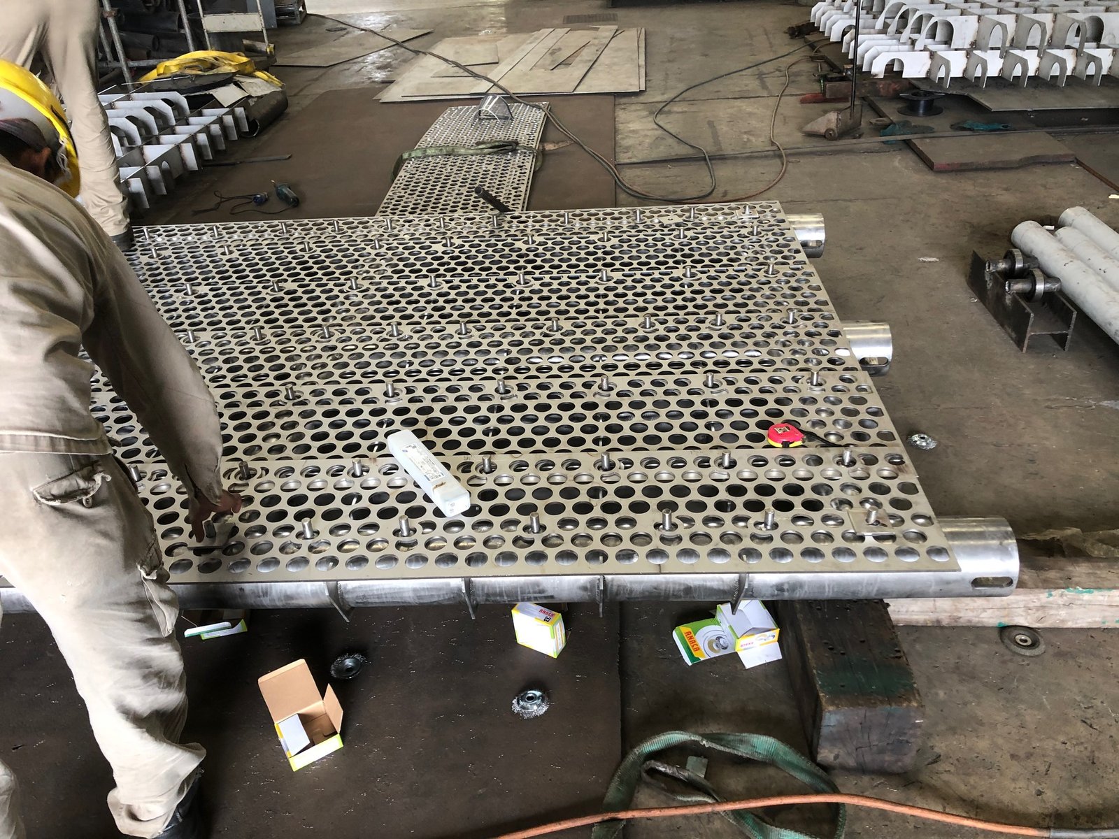 Marine structure fabrication